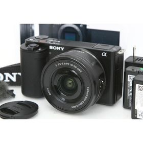 【全額返金保証】良品｜ソニー VLOGCAM ZV-E10L パワーズームレンズキット ブラック（センサー清掃済み） CA01-R4845-2K1