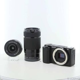 〔中古〕SONY(ソニー) VLOGCAM ZV-E10Y ダブルズームレンズキット ブラック〔198-ud〕