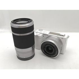 【中古】SONY VLOGCAM ZV-E10Y ダブルズームレンズキット ホワイト VLOGCAM ZV-E10Y(W)【新宿2】保証期間１ヶ月【ランクA】