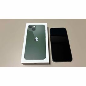 アイフォーン(iPhone)の【箱あり】 iPhone13 256GB ミッドナイトグリーン(スマートフォン本体)