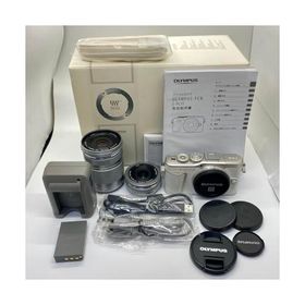 OLYMPUS ミラーレス一眼カメラ PEN E-PL10 EZダブルズームキット ホワイト