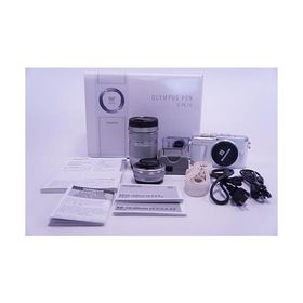 OLYMPUS ミラーレス一眼カメラ PEN E-PL10 EZダブルズームキット ホワイト