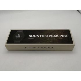 【未使用】SUUNTO SUUNTO 9 PEAK PRO SS050807000 All Black【広島本通】保証期間３ヶ月