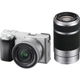 ソニー α6400 ダブルズームレンズキット シルバー [ILCE-6400X S]