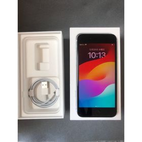 アイフォーン(iPhone)の美品 国内版 SIMフリー iPhoneSE 第2世代 64GB ホワイト色(スマートフォン本体)