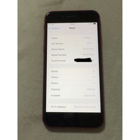 アップル(Apple)のiPhone SE2 Red 256GB SIMフリー(スマートフォン本体)