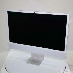 【中古】Apple(アップル) iMac 24-inch Mid-2021 MGPC3J／A Apple M1 8コアCPU_8コアGPU 8GB SSD256GB シルバー 〔26.3 Tahoe〕 【377-ud】