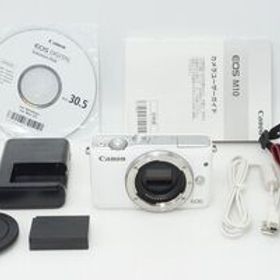 美品 Canon キヤノン EOS M10 ボディ ミラーレス一眼カメラ ホワイト 260413g【アルプスカメラ】