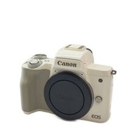 CANON◆デジタル一眼カメラ EOS Kiss M ダブルズームキット [ホワイト]