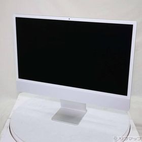〔中古〕Apple(アップル) iMac 24-inch Mid-2021 MGTF3J／A Apple M1 8コアCPU_7コアGPU 8GB SSD256GB シルバー 〔26.3 Tahoe〕〔198-ud〕