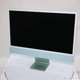 〔中古〕Apple(アップル) iMac 24-inch Mid-2021 MJV83J／A Apple M1 8コアCPU_7コアGPU 8GB SSD256GB グリーン 〔26.3 Tahoe〕〔348-ud〕