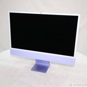 〔中古〕Apple(アップル) iMac 24-inch Mid-2021 Z130 Apple M1 8コアCPU_8コアGPU 8GB SSD256GB パープル 〔14.8 Sonoma〕〔258-ud〕