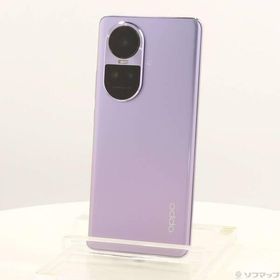 〔中古〕OPPO(オッポ) OPPO Reno10 Pro 5G 256GB グロッシーパープル A302OP Softbank SIMフリー〔349-ud〕