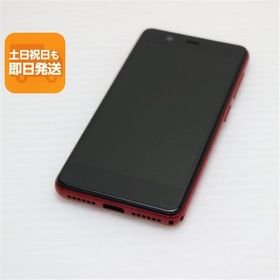 新品同様 Rakuten Mini クリムゾンレッド 即日発送 スマホ 白ロム 楽天 あすつく 土日祝発送OK