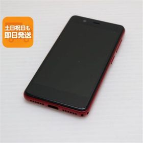 新品同様 Rakuten Mini クリムゾンレッド 即日発送 スマホ 白ロム 楽天 あすつく 土日祝発送OK