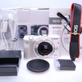 【極美品】Canon EOS M3 ボディ (ホワイト) EOSM3WH-BODY ミラーレス一眼カメラ
