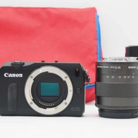 キャノン Canon EOS M Mirrorless Digital Camera Black 18-55mm Lens [美品] #Z5838A