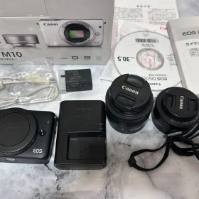 Canon eos m10 ダブルレンズキット キャノン ミラーレス カメラ