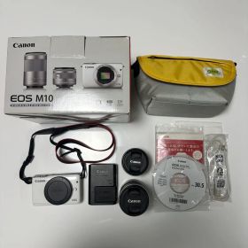 Canon EOS M10 ミラーレス一眼 ダブルズームキット レンズ2本