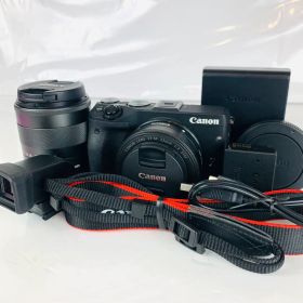 【極美品】Canon EOS M3 ダブルレンズキット EVF-DC1付