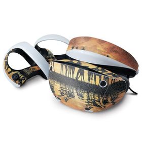 MightySkins グリッタースキン Sony Playstation VR2 用「Glamour Giraffes」高光沢ラメ仕上げビニールデ