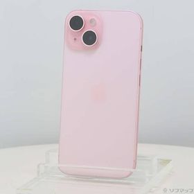 〔中古〕Apple(アップル) iPhone15 128GB ピンク MTMJ3J／A SIMフリー〔262-ud〕