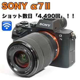 ショット数わずか「4,490回」☆SONY α7Ⅱレンズキット