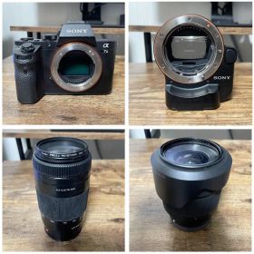 【GW割引】Sony α7II セット 望遠＆標準レンズ2本＋アダプター＋付属品