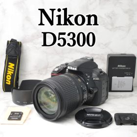 高倍率ズーム☘️Nikon D5300⭐️初心者おすすめ Wi-Fi 一眼レフ
