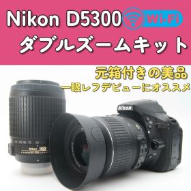 Nikon D5300 ダブルレンズキット 元箱付き 付属品完備一眼レフカメラ