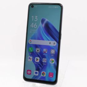 【中古】楽天モバイル SIMフリー OPPO Reno5 A 128GB CPH2199 シルバーブラック #0852