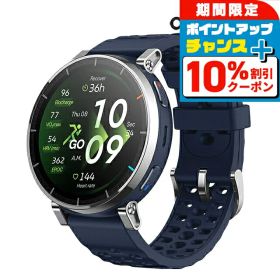 ＼10%OFFクーポン★GW限定／ アマズフィット アクティブ 3 プレミアム 充電式クォーツ スマートウォッチ ブランド メンズ レディース ランニングウォッチ Bluetooth Amazfit SP170082-C116 デジタル ブラック ネイビー 黒