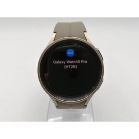 【中古】SAMSUNG Galaxy Watch5 Pro SM-R920NZTAXJP グレーチタニウム【ECセンター】保証期間１ヶ月【ランクB】