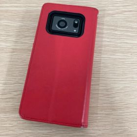 ！２【通電動作確認済み】【初期化済み】KDDI AQUOS R6/A101SH/IMEI:354974110166061/128GB カバー付き 画面割れてます ブラック【スマホ】【1】