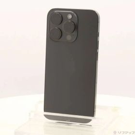 ソフマップ 〔中古品〕 iPhone15 Pro 128GB ブラックチタニウム MTU73J／A SIMフリー【262】