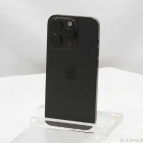 ソフマップ 〔中古品〕 iPhone15 Pro 128GB ブラックチタニウム MTU73J／A SIMフリー【368】