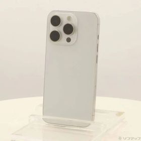 ソフマップ 〔中古品〕 iPhone15 Pro 128GB ホワイトチタニウム MTU83J／A SIMフリー【262】