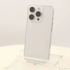 ソフマップ 〔中古品〕 iPhone15 Pro 128GB ホワイトチタニウム MTU83J／A SIMフリー【251】