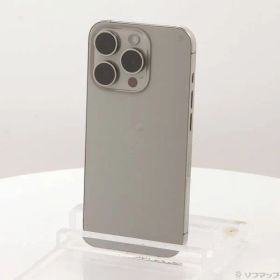 ソフマップ 〔中古品〕 iPhone15 Pro 128GB ナチュラルチタニウム MTU93J／A SIMフリー【262】