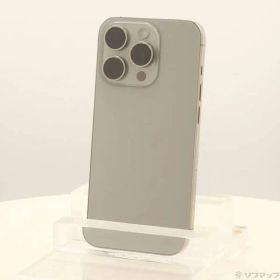 ソフマップ 〔中古品〕 iPhone15 Pro 128GB ナチュラルチタニウム MTU93J／A SIMフリー【258】