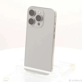 ソフマップ 〔中古品〕 iPhone15 Pro 128GB ナチュラルチタニウム MTU93J／A SIMフリー【305】
