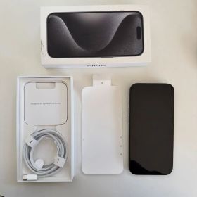 iPhone15Proブラック256GB SIMフリー電池88% 箱・ケーブル付