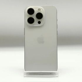 iPhone15Pro 256GB ホワイトチタニウム SIMフリー Apple ソフトバンク AIMロック解除済み