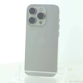 ソフマップ 〔中古品〕 iPhone15 Pro 128GB ナチュラルチタニウム MTU93J／A SIMフリー【295】