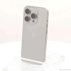 ソフマップ 〔中古品〕 iPhone15 Pro 128GB ナチュラルチタニウム MTU93J／A SIMフリー【269】
