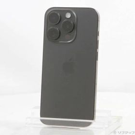 ソフマップ 〔中古品〕 iPhone15 Pro 128GB ブラックチタニウム MTU73J／A SIMフリー【305】