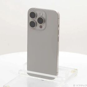 ソフマップ 〔中古品〕 iPhone15 Pro 128GB ナチュラルチタニウム MTU93J／A SIMフリー【305】