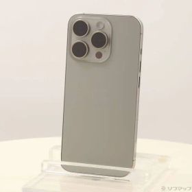 ソフマップ 〔中古品〕 iPhone15 Pro 128GB ナチュラルチタニウム MTU93J／A SIMフリー【344】