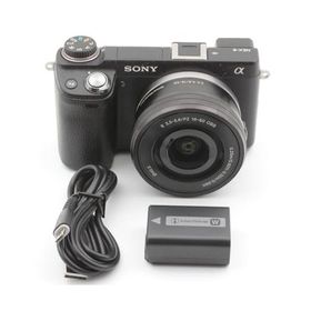 SONY ミラーレス一眼カメラ α NEX-6ズームレンズキット ブラック NEX-6L/B