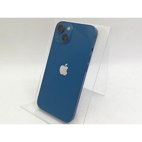 【中古】Apple au 【SIMフリー】 iPhone 13 128GB ブルー MLNG3J/A【大宮東口】保証期間１ヶ月【ランクC】